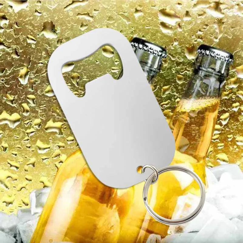 50 Stück Personalisierte Flaschenöffner-Schlüsselanhänger – Kostenlos graviert mit Logo | Edelstahl, Geschenk für Hochzeit, Geburtstag & Taufe