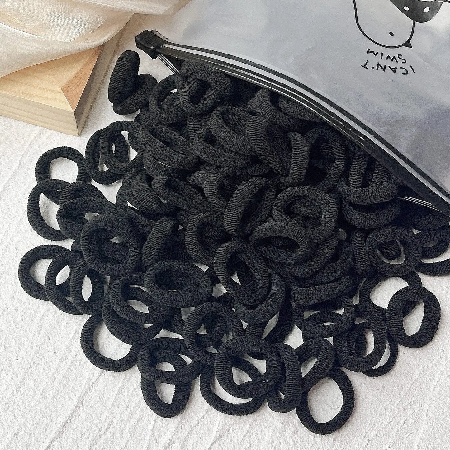 20/50 Stück Elastische Haargummis für Kinder | Bunte Süße Scrunchies & Haargummis für Mädchen & Babys | Weiche Haar-Accessoires
