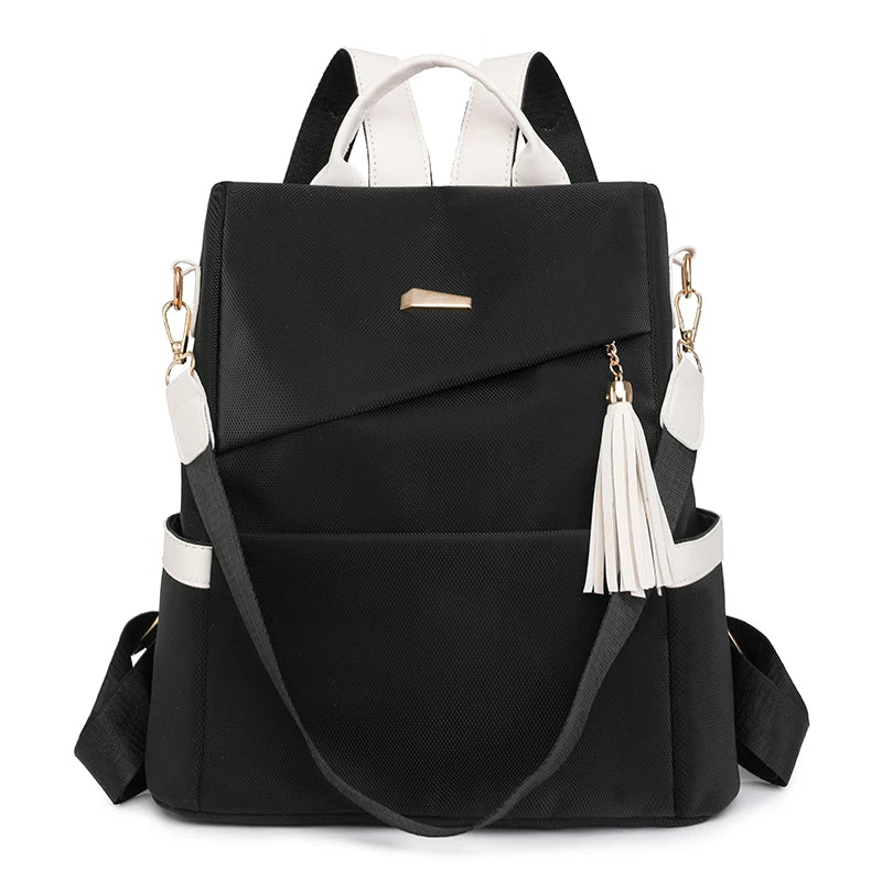 Damen Rucksack Mode | Wasserdicht Weiches Leder Schul- & Reiserucksack
