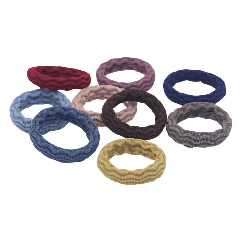 20 Stück Hoch-Elastische Modische Haargummis | Jacquard-Muster Haarbänder | Stilvolle Damen Haaraccessoires Kaufschwan®