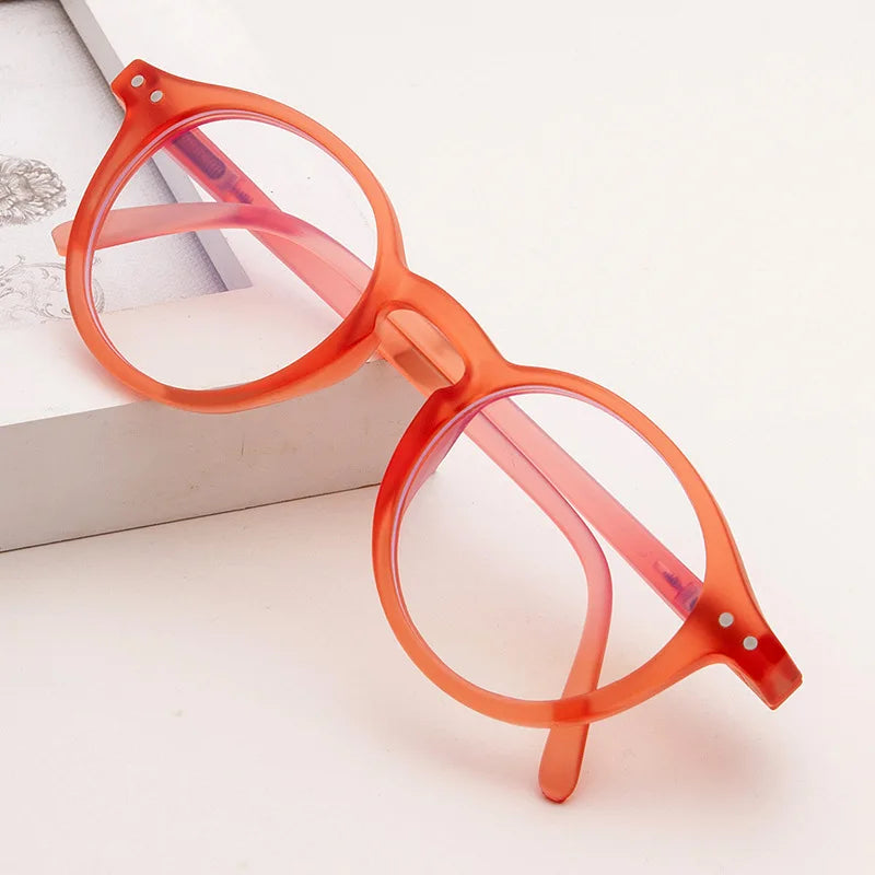 Fashion Kids Anti-blue Light Glasses Vintage Round Frame Boys Girls Computer Glasses Protection Eyeglasses Plain Glasses Kaufschwan®