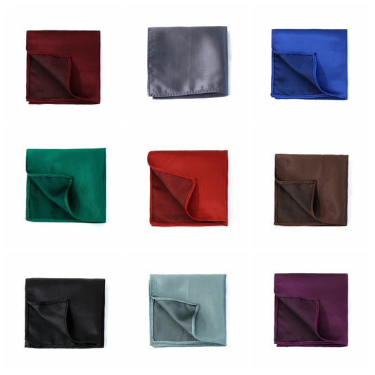 Klassisches Herren Einstecktuch – Mehrfarbig, Einfarbig & Gestreift, Elegantes Business-Accessoire für Anzüge Kaufschwan®
