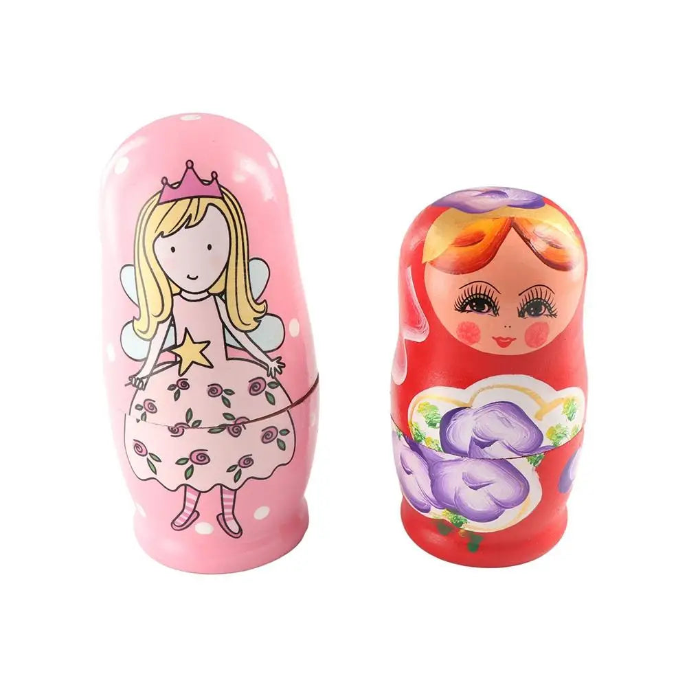 Holz-Matrjoschka – Russische Nestpuppen Set | Dekoration & Spielzeug Geschenk für Kinder