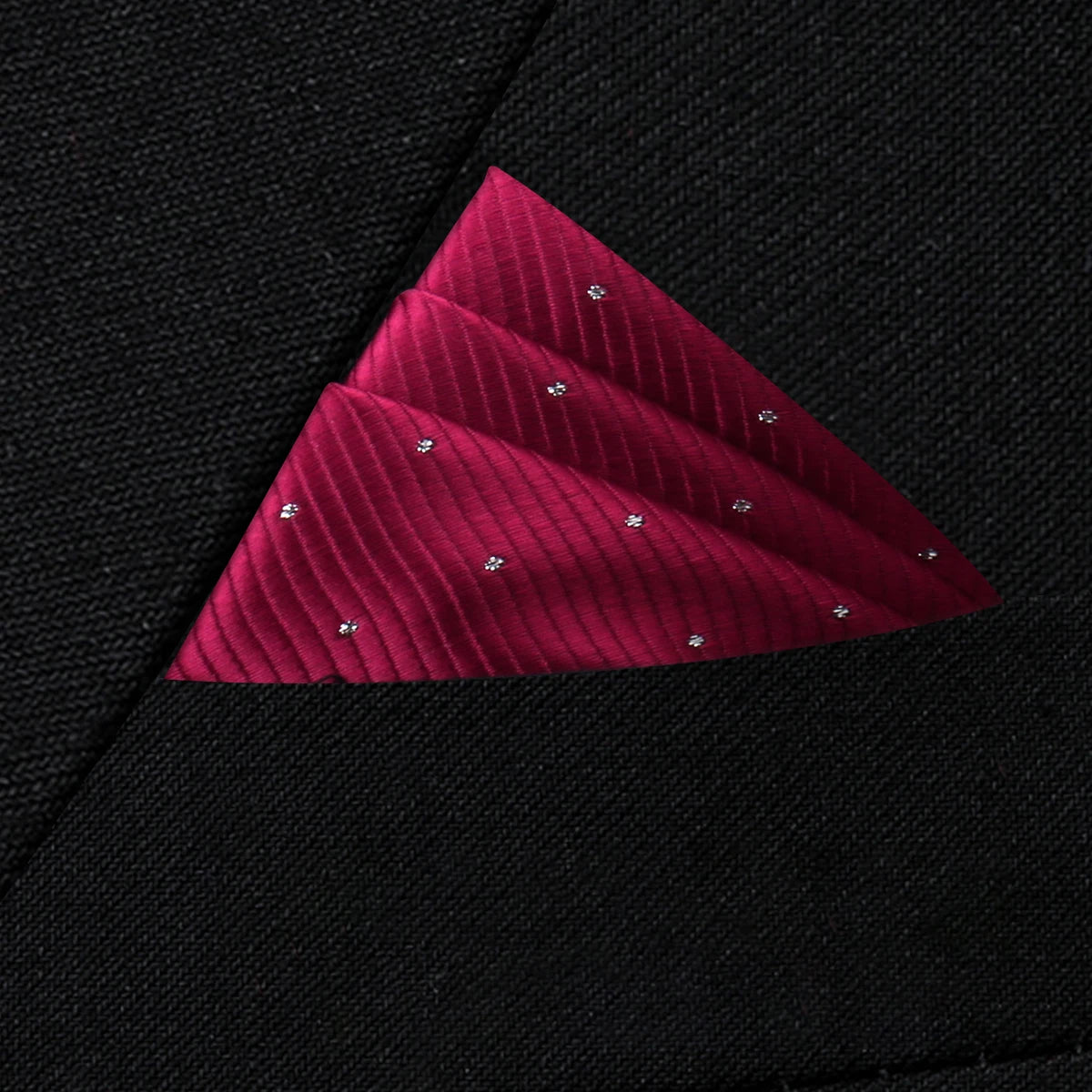 Herren Einstecktuch – Neues Design Jacquard Gewebtes Taschentuch, Braunes Anzug Accessoire für Hochzeit, Party & Formelle Anlässe