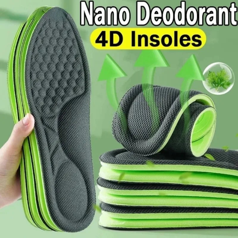 12/2 Stück Weiche Memory Foam Orthopädische Einlegesohlen | Deodorierend & Antibakteriell für Sport & Alltag Kaufschwan®