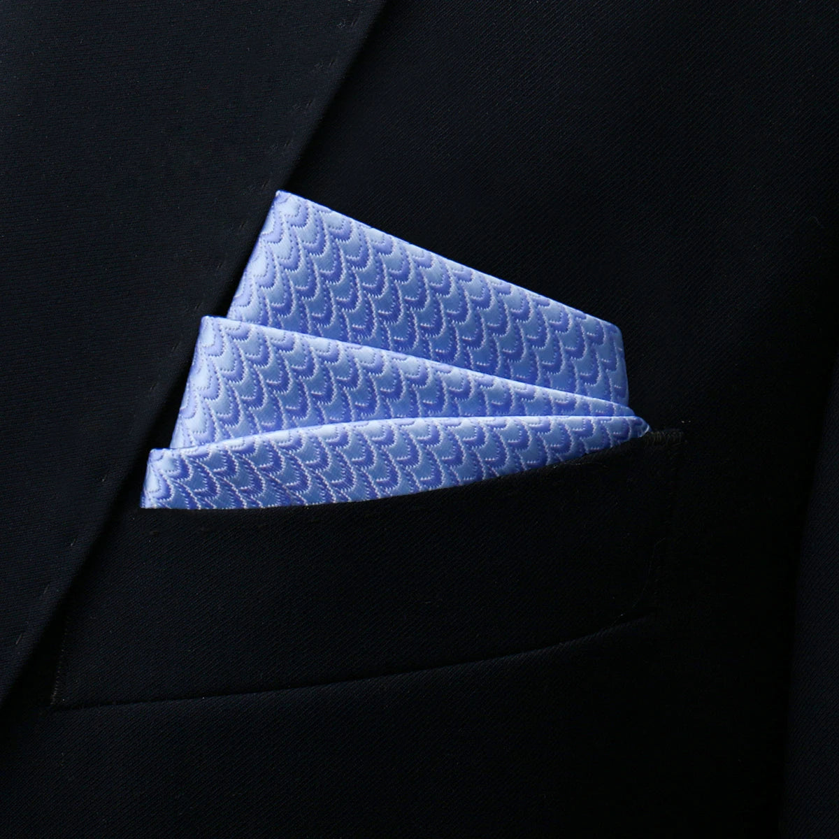 Neues Stil Herren Einstecktuch – Schwarzes Taschentuch Anzug Accessoire für Hochzeit, Party & Geburtstagsgeschenk
