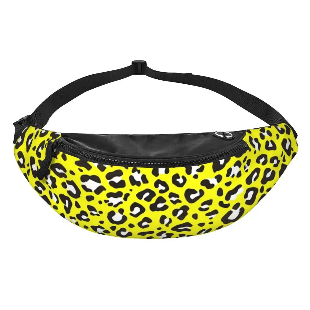 Leopardenmuster Gürteltasche – Unisex Hüfttasche | Cheetah Print Crossbody Bag für Laufen, Reisen & Handy
