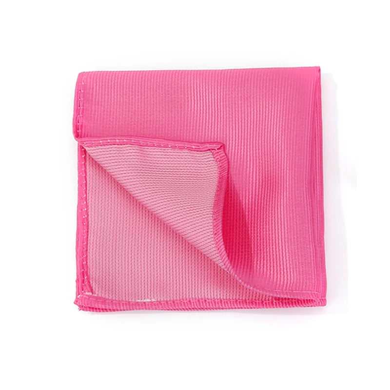 Klassisches Herren Einstecktuch – Mehrfarbig, Einfarbig & Gestreift, Elegantes Business-Accessoire für Anzüge Kaufschwan® Hellrosa