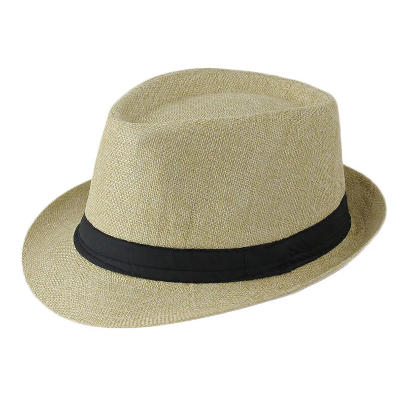 Klassischer Hut – Cowboy-Stil Sonnenhut für Herren, Damen & Kinder, Britischer Klassiker Kaufschwan® Bla - Aprikosengelb