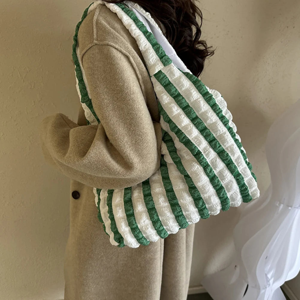 Elegante Falten Cloud Handtasche – Damen Schultertasche in Bonbonfarben | Große Kapazität Tote Bag für Alltag & Shopping Kaufschwan®