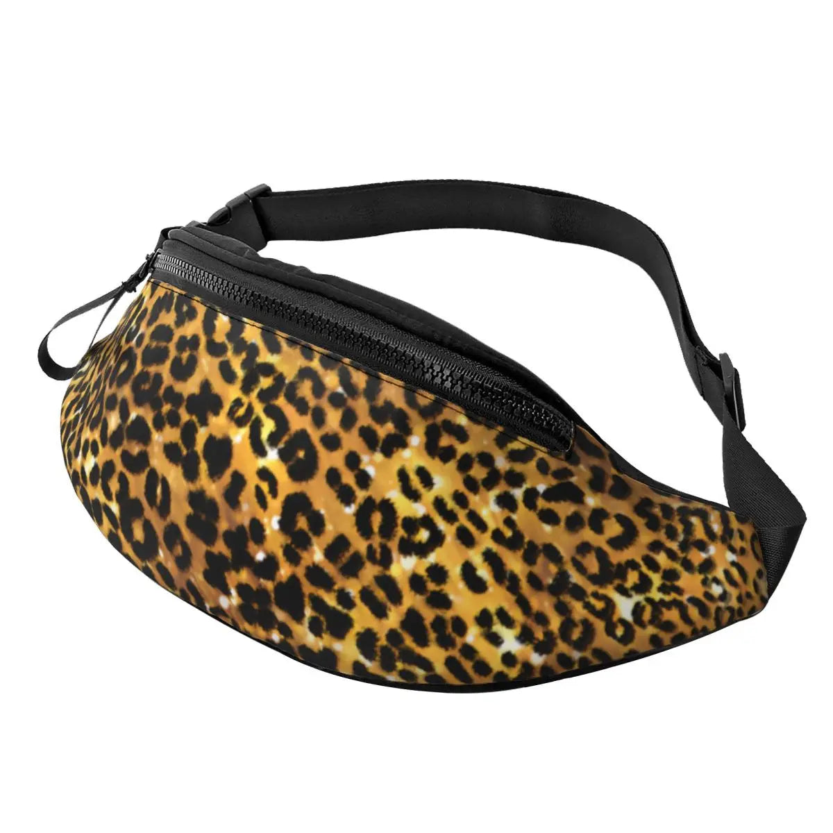 Leopardenmuster Gürteltasche – Unisex Hüfttasche | Cheetah Print Crossbody Bag für Laufen, Reisen & Handy