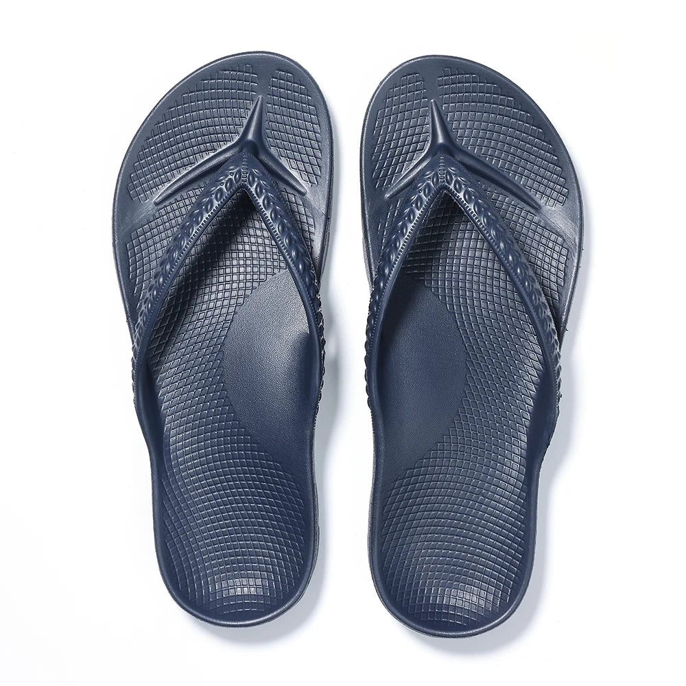 Flip-Flops für Herren | Sommer-Orthopädische Sandalen | Plantarfasziitis-Linderung | Weiche, Leichte Hausschuhe