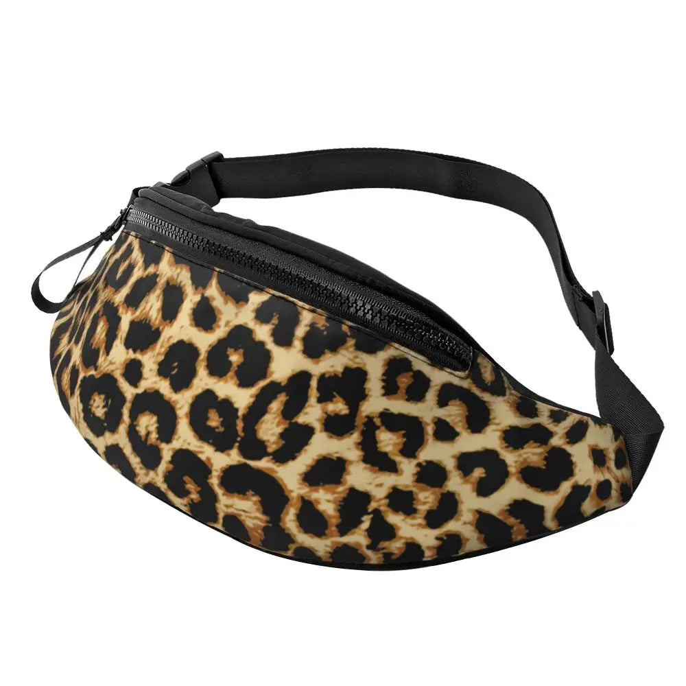 Leopardenmuster Gürteltasche – Unisex Hüfttasche | Cheetah Print Crossbody Bag für Laufen, Reisen & Handy Kaufschwan®