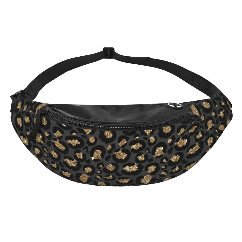 Leopardenmuster Gürteltasche – Unisex Hüfttasche | Cheetah Print Crossbody Bag für Laufen, Reisen & Handy
