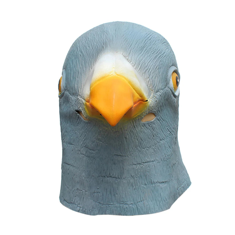 Halloween & Feiertags Partyzubehör Tier Latex Maske – Tauben Kopfmaske für Kostüm, Cosplay & Lustige Requisiten Kaufschwan®