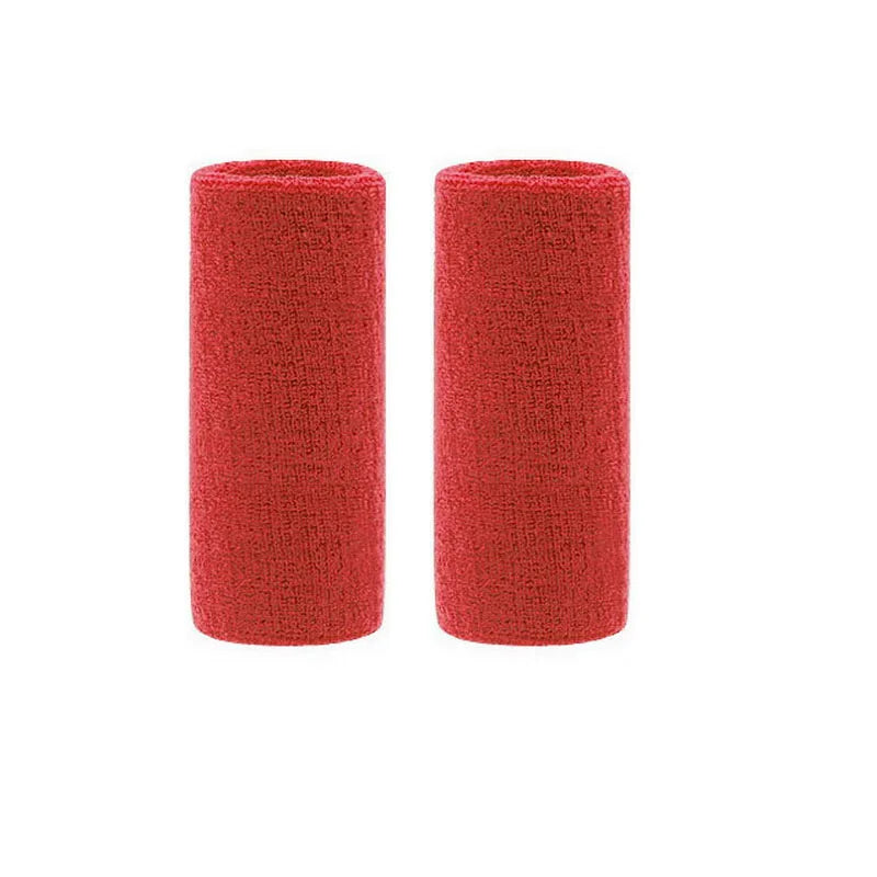 2 Stück Sport Schweißbänder – Schweißabsorbierende Tennis & Fitness Armbänder | Atmungsaktive Elastische Handgelenkbänder für Damen & Herren
