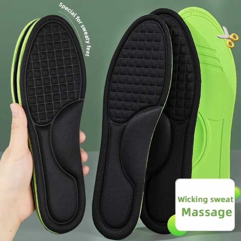 12/2 Stück Weiche Memory Foam Orthopädische Einlegesohlen | Deodorierend & Antibakteriell für Sport & Alltag Kaufschwan®