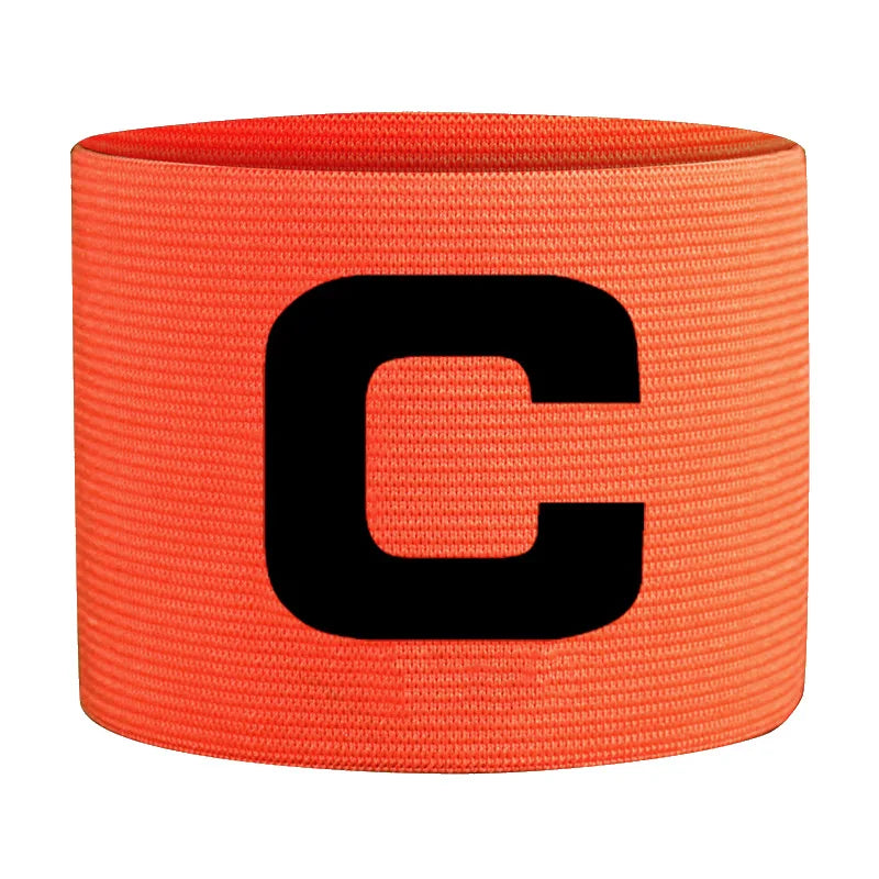 Hochwertige Kapitänsbinde – Verstellbares Fußball Armband | Professionelles Sportzubehör & Geschenk für Mannschaftskapitäne Kaufschwan® Orange