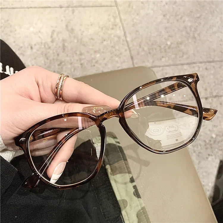 Transparent Computer Glasses Frame Women Men Anti Blue Light polygon square Eyewear Blocking Glasses Optical Spectacle Eyeglass Kaufschwan®