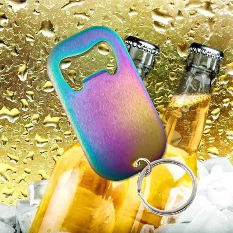 50 Stück Personalisierte Flaschenöffner-Schlüsselanhänger – Kostenlos graviert mit Logo | Edelstahl, Geschenk für Hochzeit, Geburtstag & Taufe
