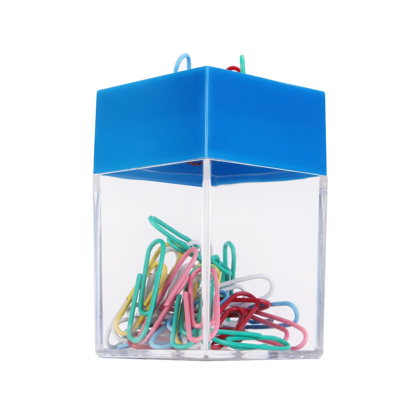 Magnetischer Büroklammernspender inkl. 30 Klammern – Schreibtisch Organizer für Zuhause, Schule & Büro | Metall-Pin Halter Box Kaufschwan®