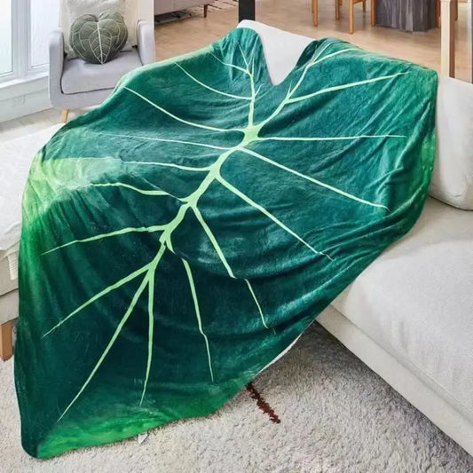 150×200CM Super Weiche Große Blattdecke – Gloriosum Pflanzenmotiv, Kuscheldecke für Sofa, Bett & Wohnaccessoires Kaufschwan®