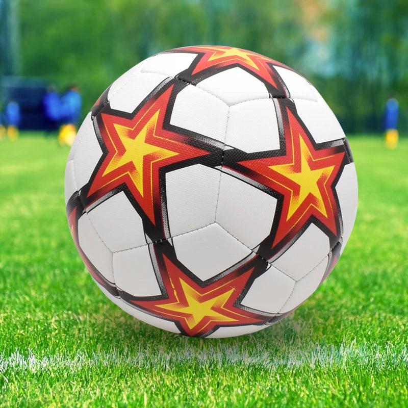 Professioneller Fußball Größe 5 – Hochwertiger Weicher PU Fußball | Outdoor Sport, Liga & Trainingsspiel Kaufschwan®