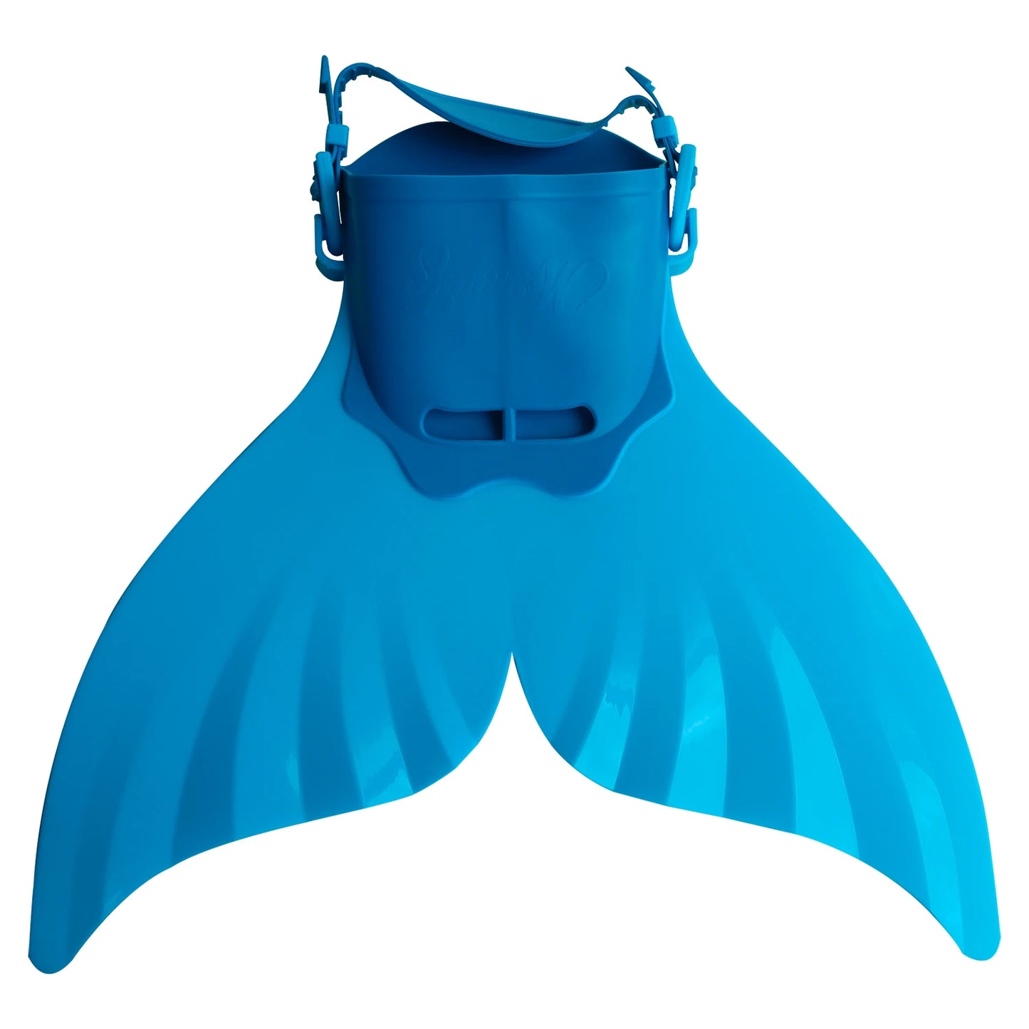 Kinder Meerjungfrau Monoflosse | Pinke Trainingsflosse | Membranflossen für Pool, Tauchen & Strandspaß Kaufschwan® Blau