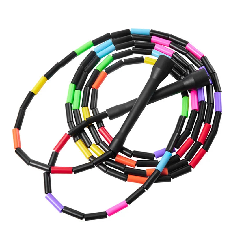 290CM Nylon Springseil – Verschleißfestes Verstellbares Profi Seilspringen | Tragbares Cardio Fitnessgerät für Kinder & Erwachsene