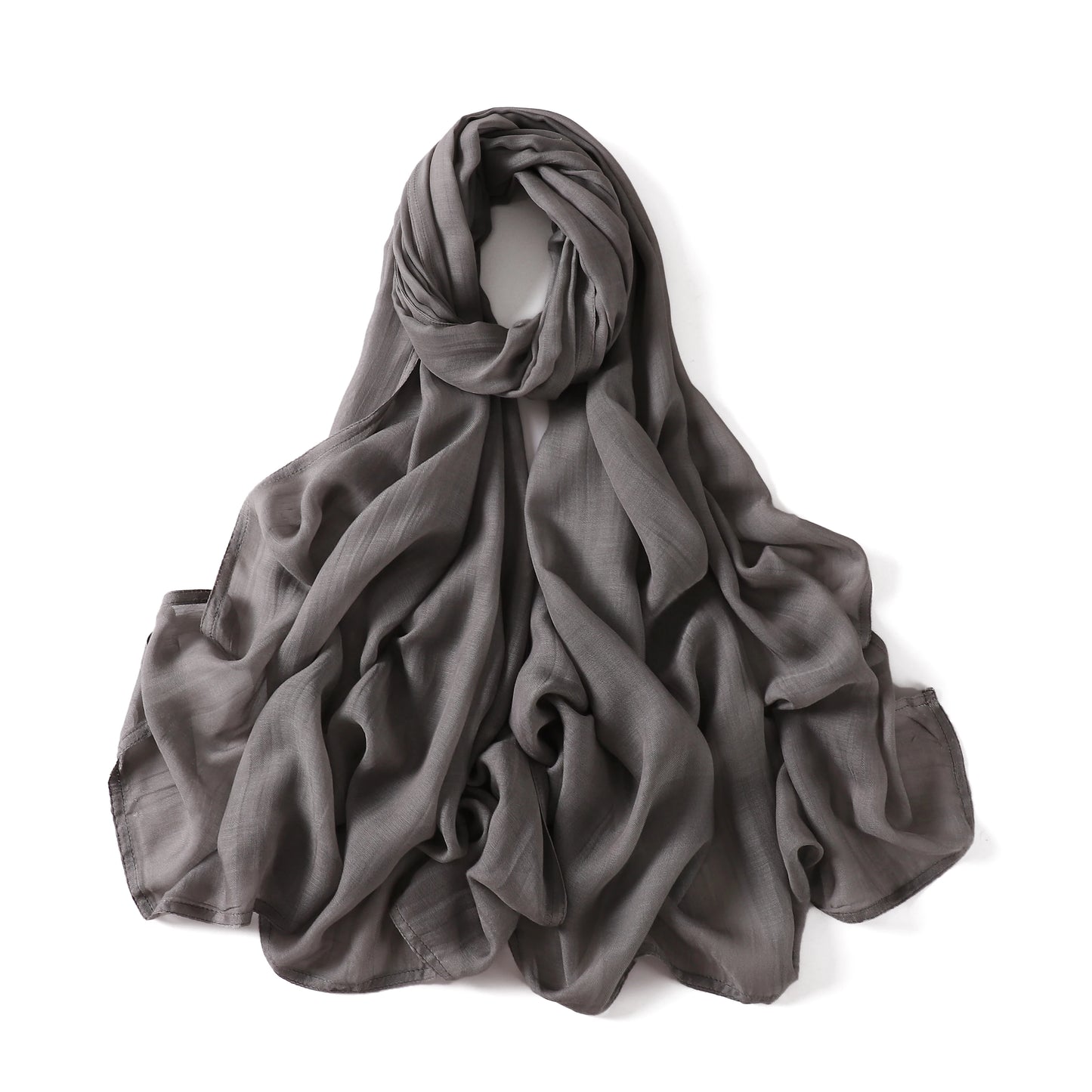 Damen Hijab Schal aus Baumwolle, Rayon & Modal – Großformat 190×85cm | Muslimisches Kopftuch, Eleganter Turban & Umschlagtuch Kaufschwan®