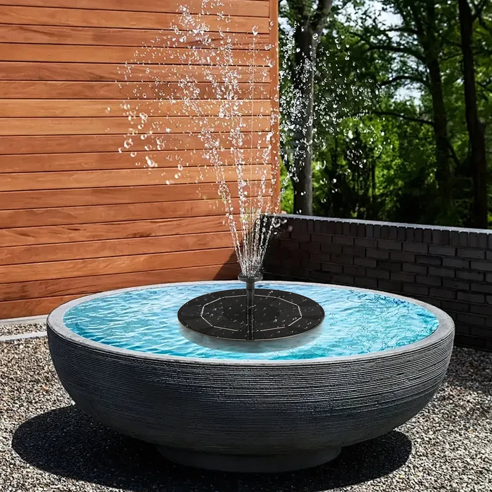 13/16/cm Schwimmende Solar-Wasserbrunnenpumpe – Solarpanel-Vogelbad-Fontäne mit 8 Düsen | Für Garten, Teich, Pool & Outdoor-Dekoration Kaufschwan®