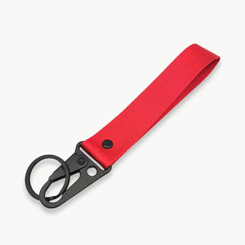 Personalisierter Schlüsselanhänger fürs Handgelenk – Mit eigenem Text oder Logo | Lanyard mit Clip für Auto & Motorrad, Unisex Design