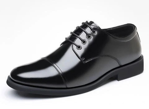 Herren Schnürschuhe mit Runder Spitze – Klassische Business- & Freizeitschuhe | Elegante Lederschuhe für Frühjahr & Herbst Kaufschwan®