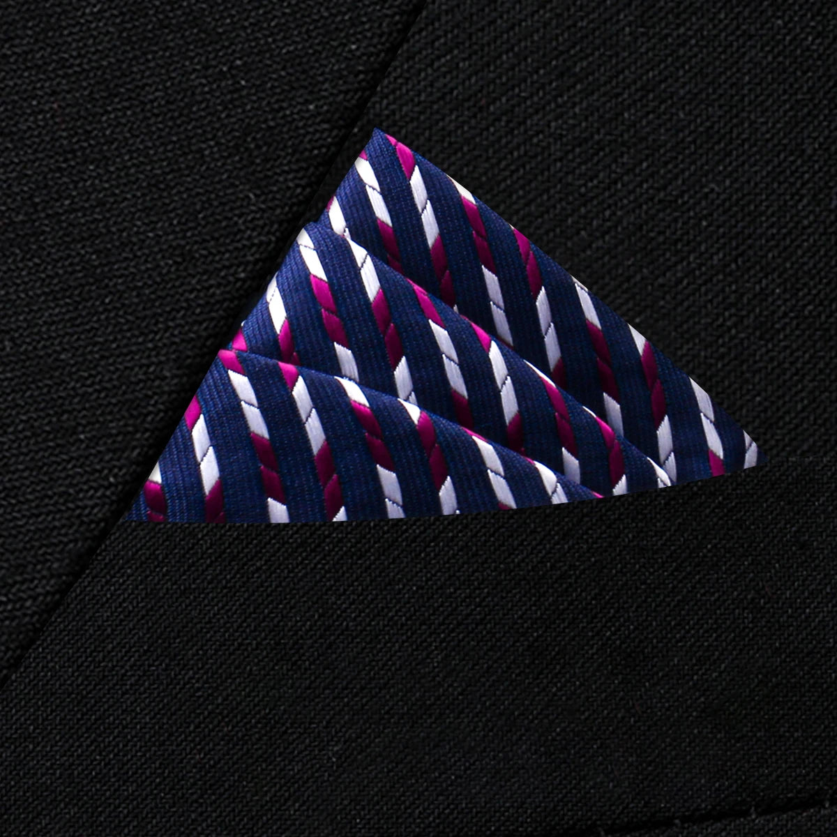 Herren Einstecktuch – Neues Design Jacquard Gewebtes Taschentuch, Braunes Anzug Accessoire für Hochzeit, Party & Formelle Anlässe