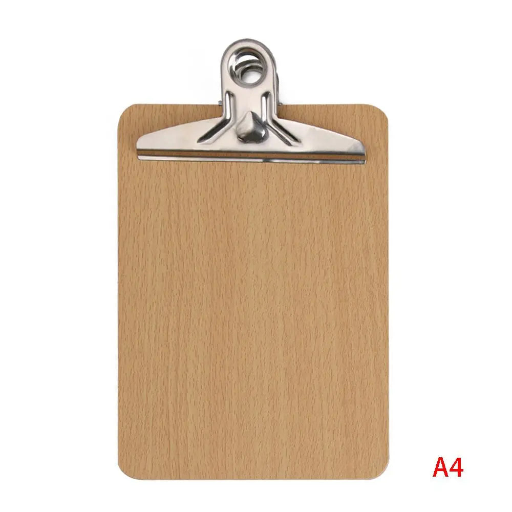 A4 A5 Holz-Klemmbrett – Schreibunterlage & Notizbrett | Klemmbretter für Büro, Restaurant & Hotelbedarf Kaufschwan® A4