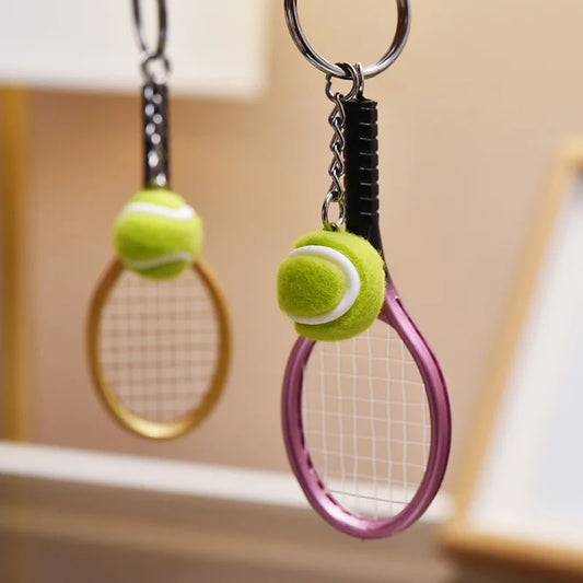 1 Stück Mini Tennis Schläger Schlüsselanhänger – Süßer Sport Schlüsselring | Geschenk für Tennisfans & Sportliebhaber Kaufschwan®