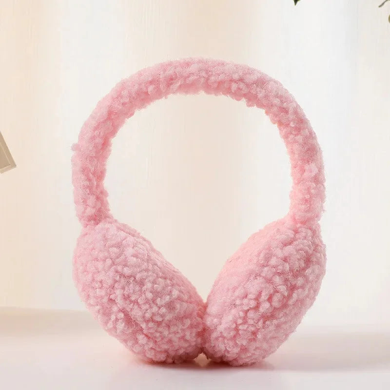 Vielseitige Winter Ohrwärmer in Uni-Farbe – Mit Ohrklappen Schutz | Winddicht & Warm, Ideal für Outdoor, Radfahren & Skifahren Kaufschwan® Rosa