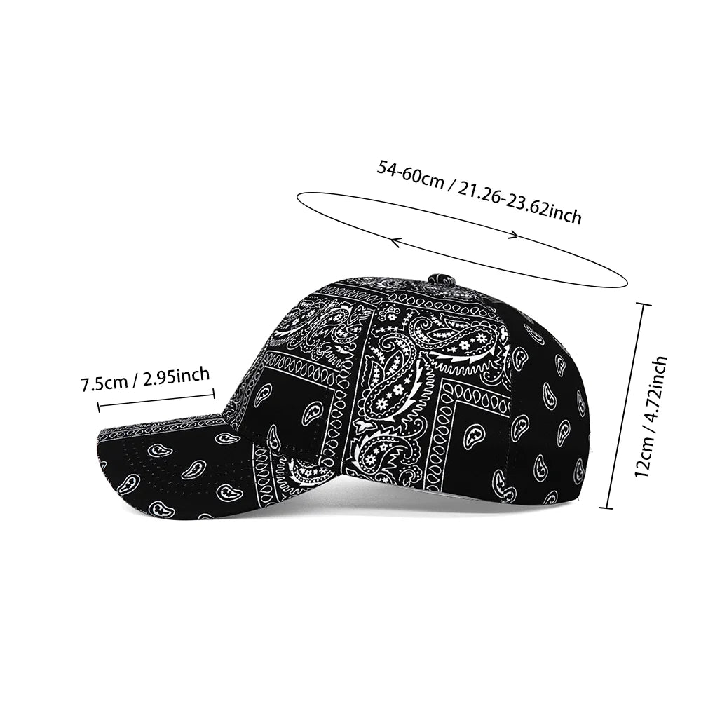 Cashew Blumen Unisex Baseballkappe | Verstellbare Dad Hat für Damen & Herren | Sommer Outdoor Sonnenkappe Hip Hop Trucker Kaufschwan®