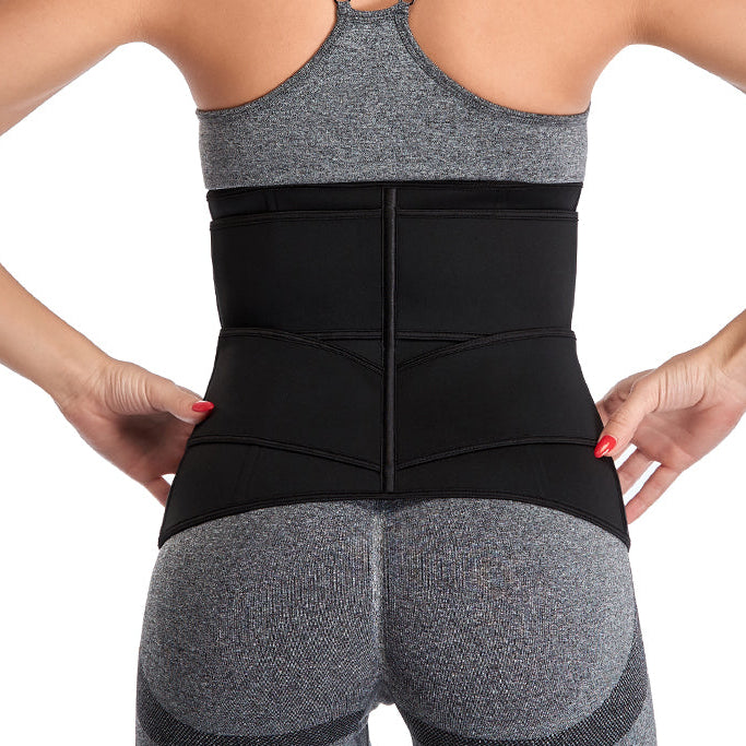 Taillentrainer in Übergröße für Damen – Sport Korsett Gürtel, Bauchweg Mieder, Schweiß-Trimmer für Training & Gewichtsreduktion Kaufschwan®