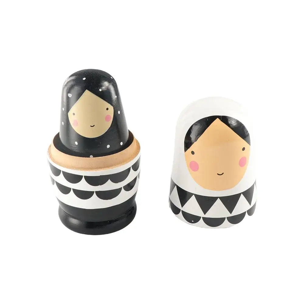 Holz-Matrjoschka – Russische Nestpuppen Set | Dekoration & Spielzeug Geschenk für Kinder