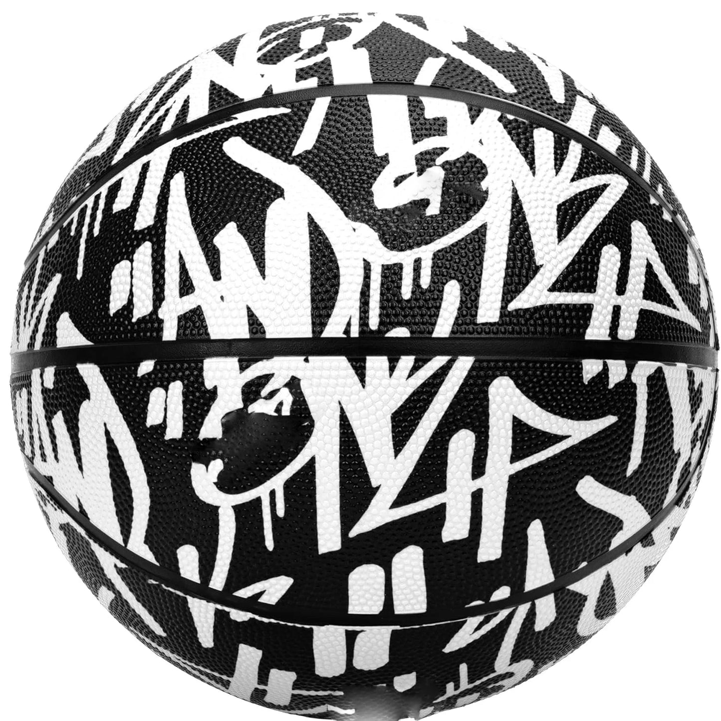 Professioneller Gummibasketball Größe 7 – Langlebiger Outdoor Trainingsball für Erwachsene & Jugendliche | Sportball für Asphalt- & Betonplätze