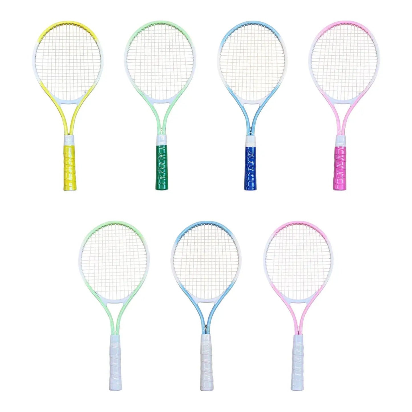 Tennis Schläger – Robuster Tennisschläger mit Hochfesten Nylon-Saiten | Praktisches Tennis Equipment für Park, Garten & Freizeitspiele Kaufschwan®