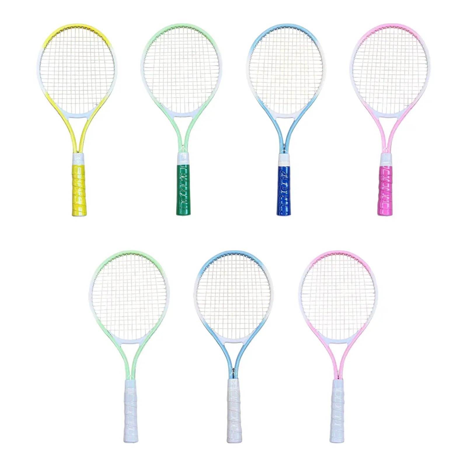 Tennis Schläger – Robuster Tennisschläger mit Hochfesten Nylon-Saiten | Praktisches Tennis Equipment für Park, Garten & Freizeitspiele Kaufschwan®