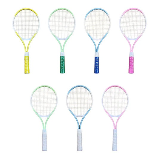 Tennis Schläger – Robuster Tennisschläger mit Hochfesten Nylon-Saiten | Praktisches Tennis Equipment für Park, Garten & Freizeitspiele Kaufschwan®