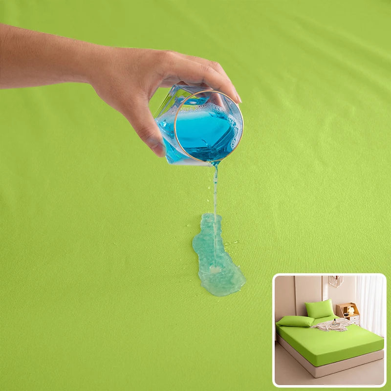 100% Wasserdichter Matratzenschoner – Spannbettlaken-Stil mit Gummizug | Einzel-, Doppel- & King-Size (140/160/180x200cm) Kaufschwan®