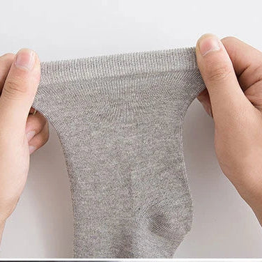 Herren Baumwoll-Mischung Schwarze Businesssocken | Weiche Atmungsaktive Socken für Sommer & Winter | Plus Size Verfügbar | 1/5/10 Paare Kaufschwan®