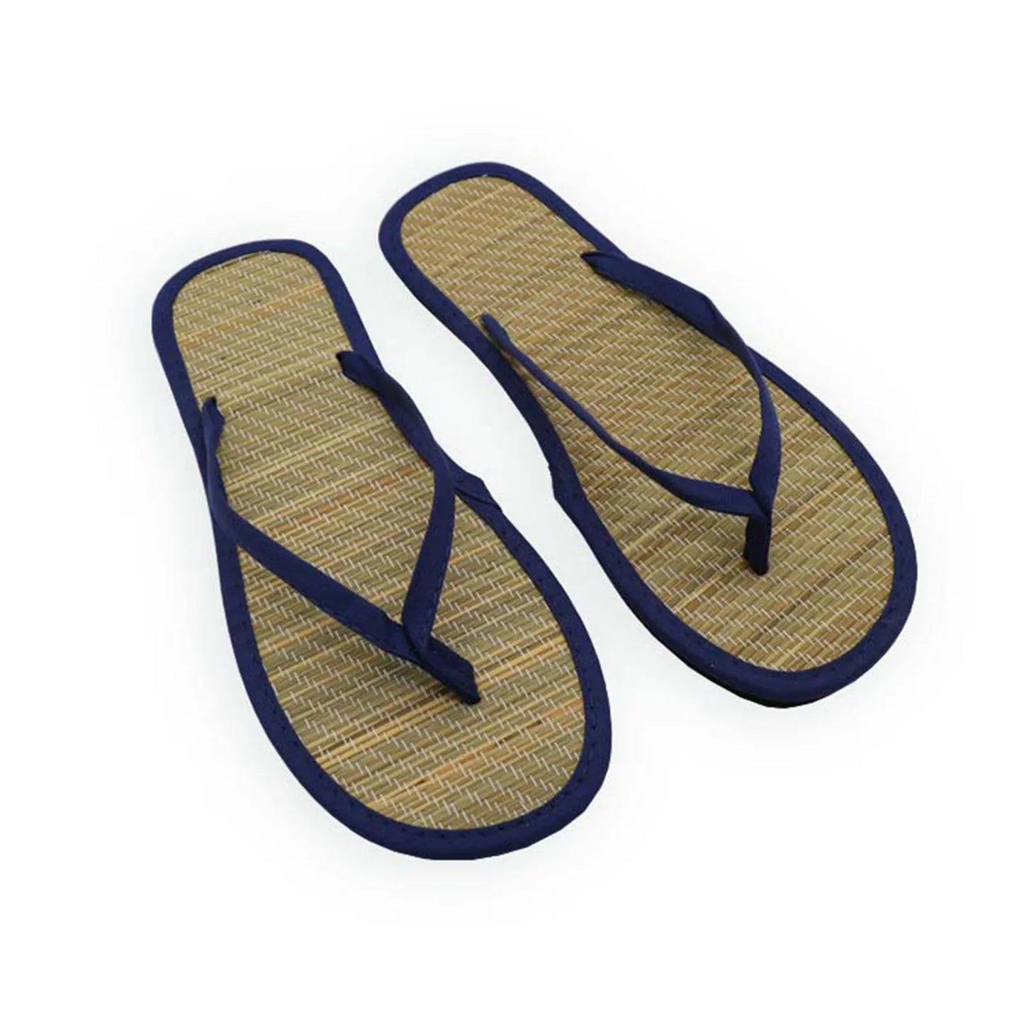 Damen Flache Flip-Flops | Bequeme Rutschfeste Bambus-Rattan Sandalen | Hausschuhe für Bad & Alltag Kaufschwan®