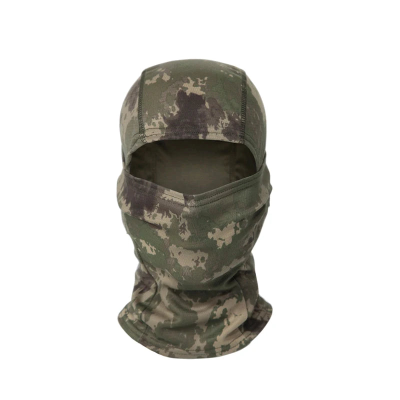 Camouflage Balaclava Mütze – Vollgesichtsmaske für Radfahren, Jagd & Outdoor Sport | Skimaske Motorrad Helm Unterziehmütze