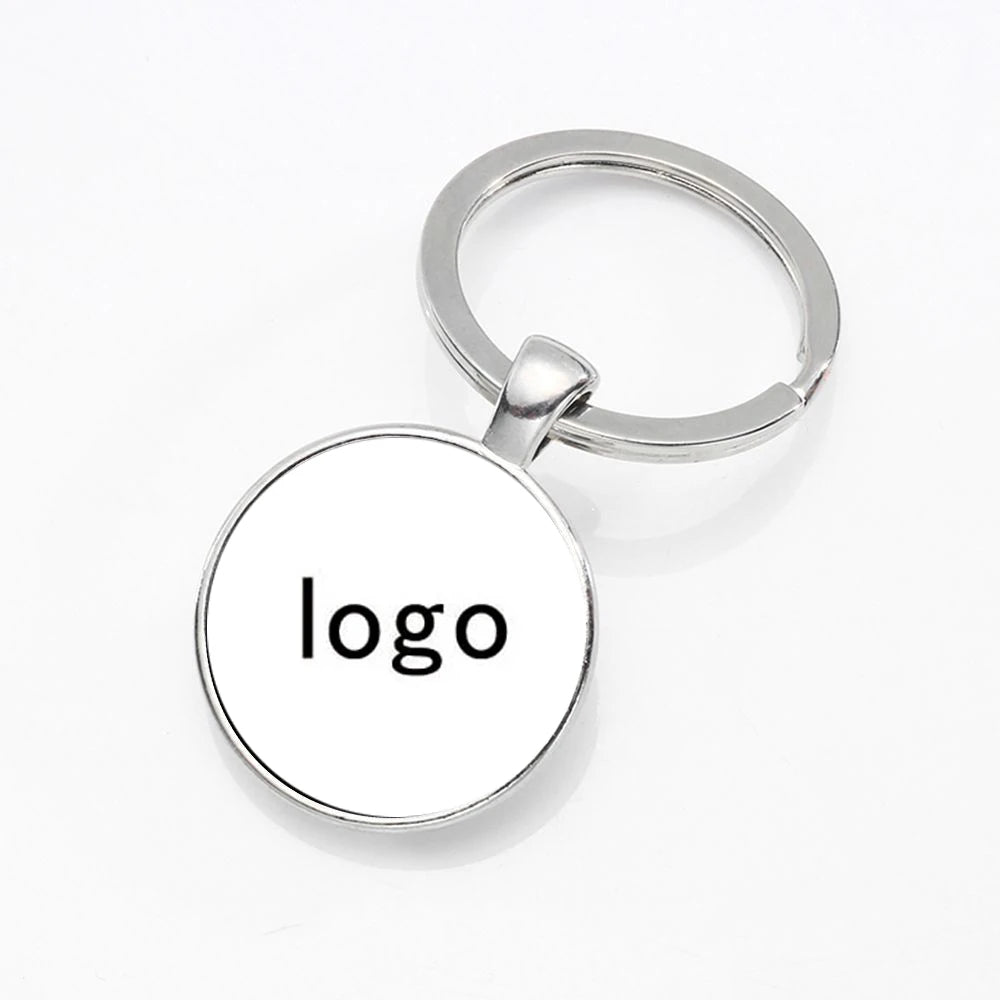 Personalisierter Schlüsselanhänger mit Logo – Individuelle Schwarz-Weiß oder Farb-Foto Gravur | Firmenlogo & Persönliches Geschenk