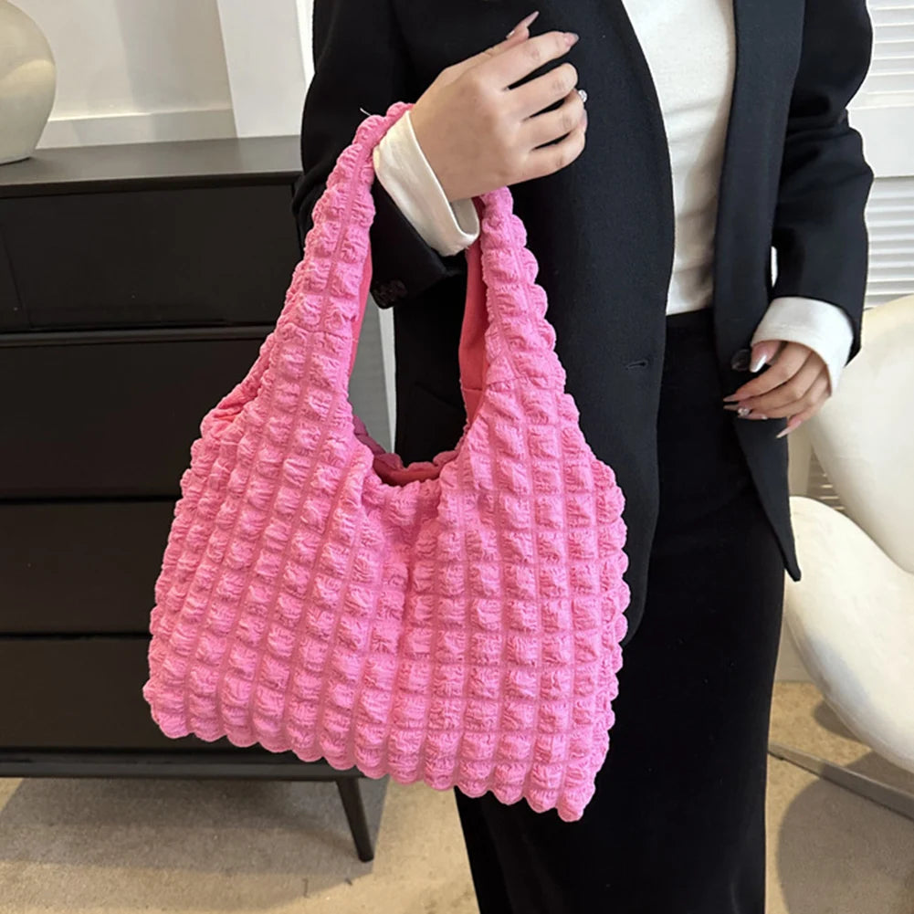 Elegante Falten Cloud Handtasche – Damen Schultertasche in Bonbonfarben | Große Kapazität Tote Bag für Alltag & Shopping Kaufschwan®